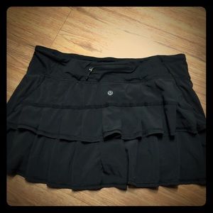 Black Lululemon tennis skirt